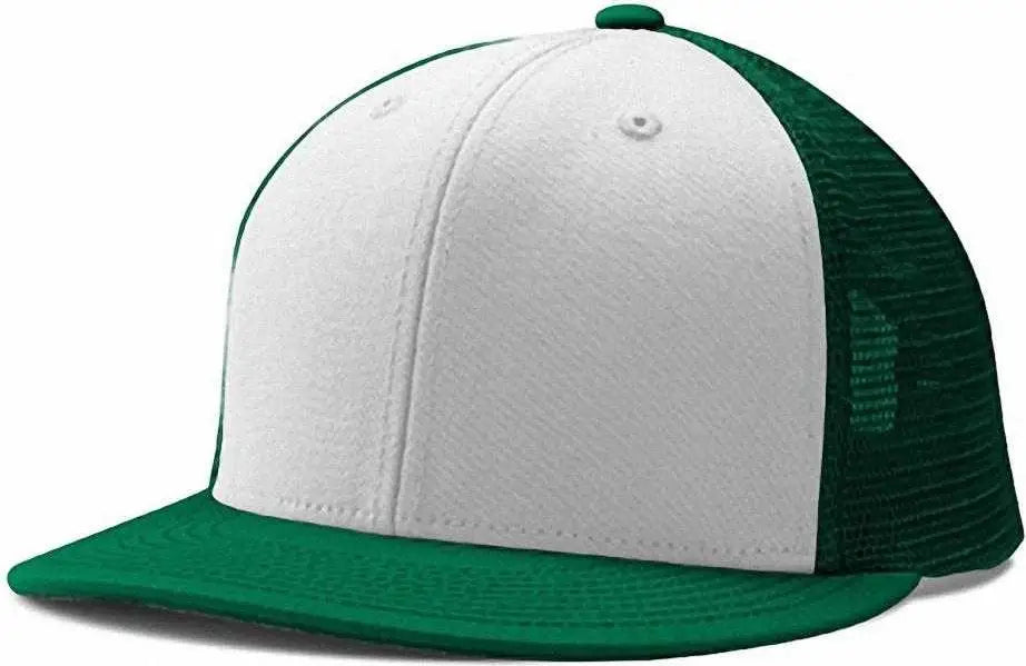 Champro Hc5 Performance Trucker Snapback - White Forest Green