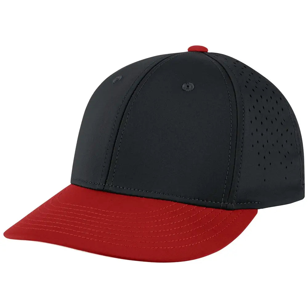 Champro Hc7 Low Profile Optim Cap - Black Scarlet - Xs/s