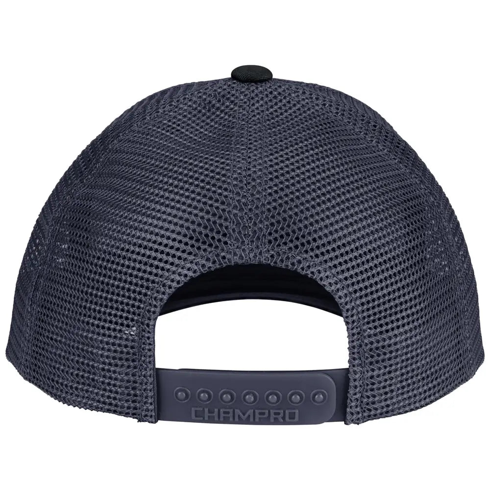 Champro Hc8 Low Profile Trucker Cap - Black Graphite