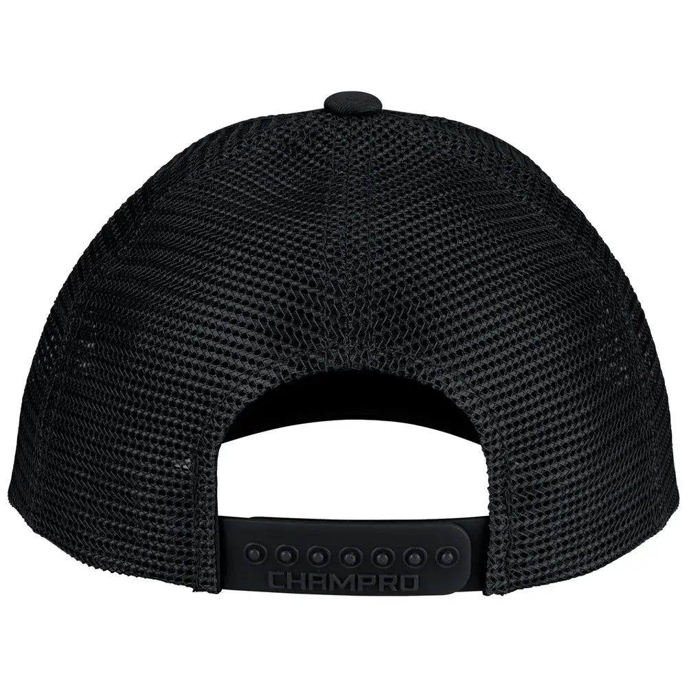 Champro Hc8 Low Profile Trucker Cap - Black