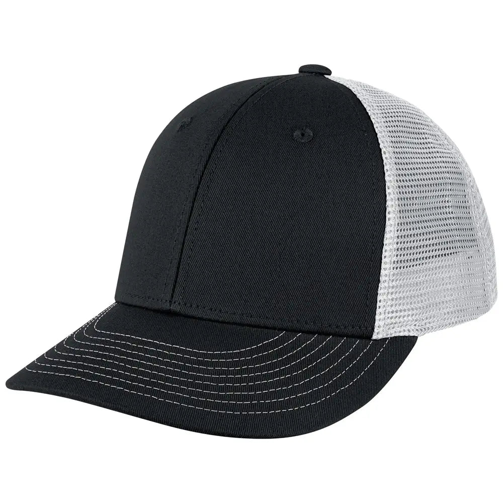 Champro Hc8 Low Profile Trucker Cap - Black White