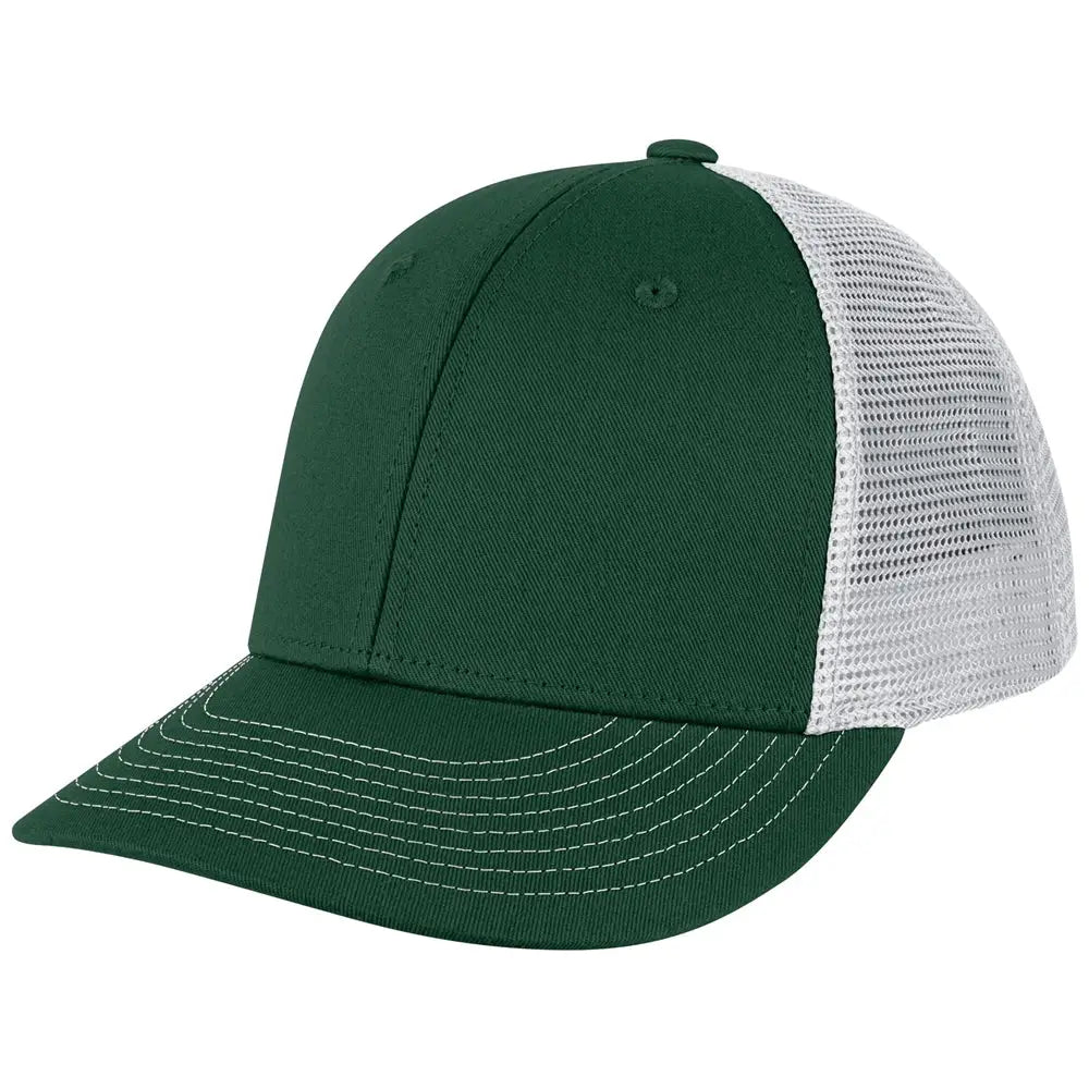 Champro Hc8 Low Profile Trucker Cap - Forest Green White