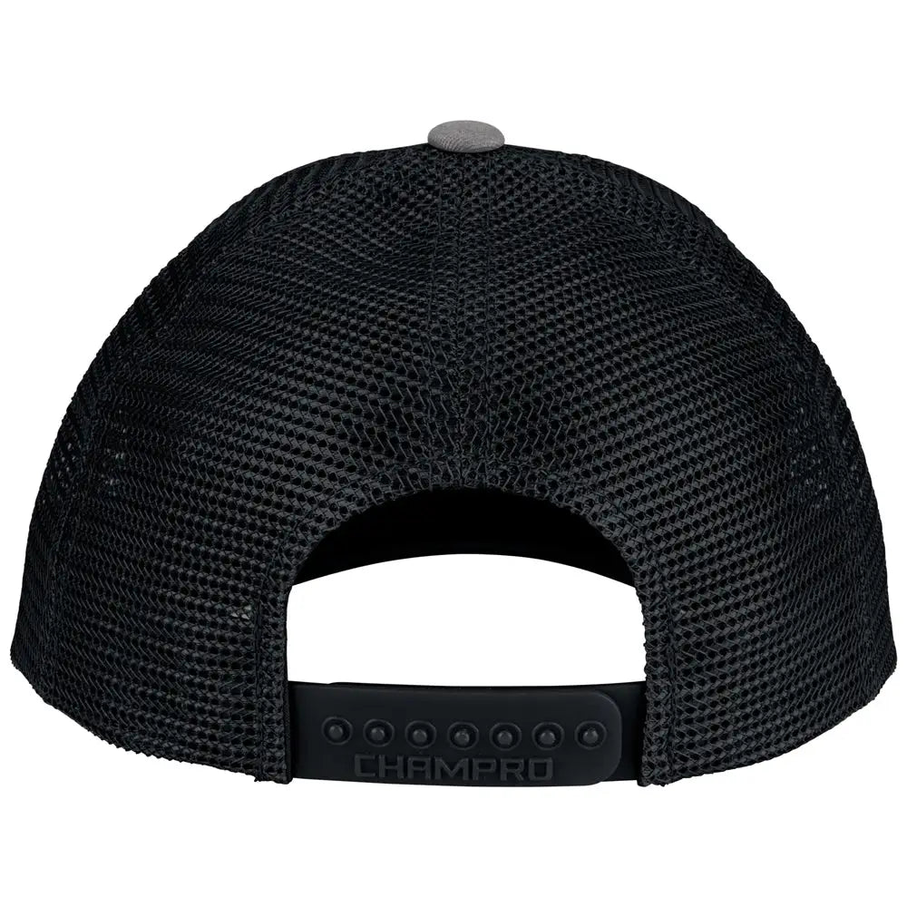 Champro Hc8 Low Profile Trucker Cap - Heather Black
