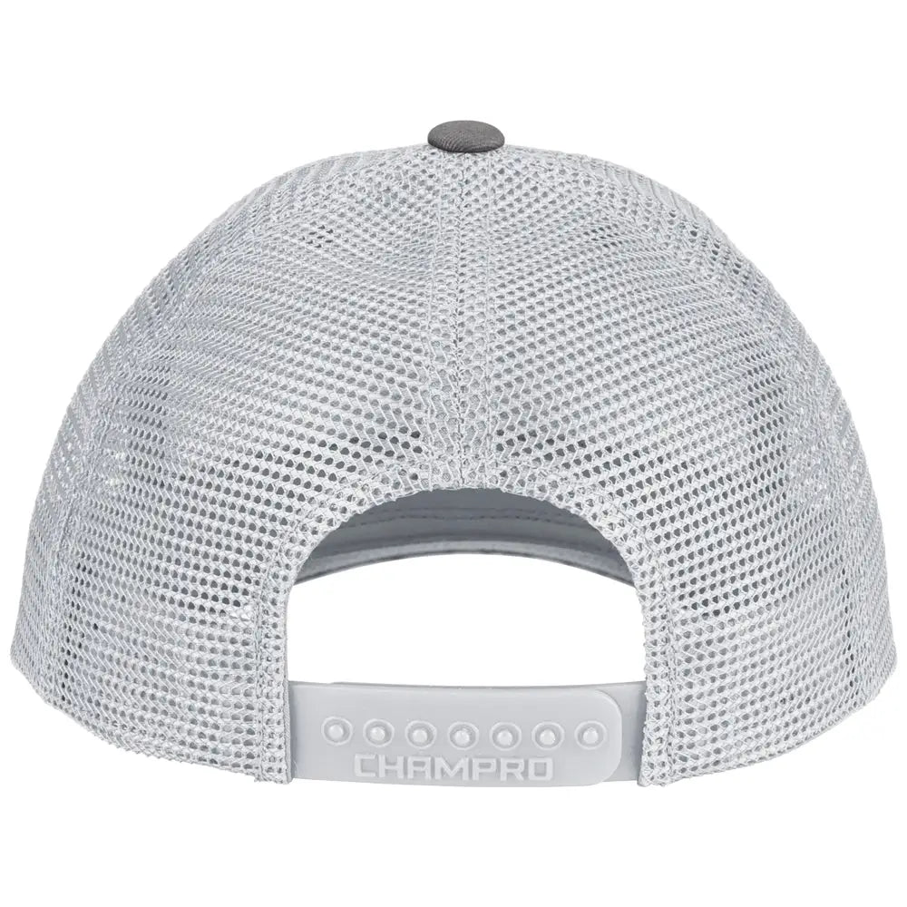 Champro Hc8 Low Profile Trucker Cap - Heather White