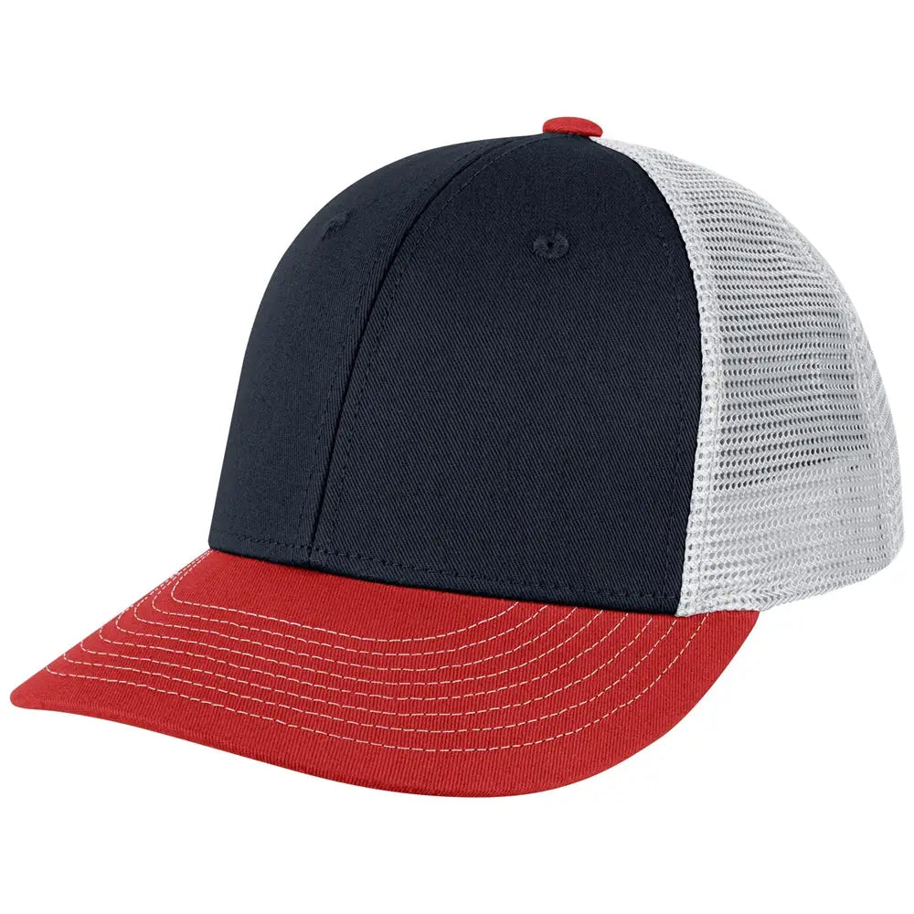 Champro Hc8 Low Profile Trucker Cap - Navy White Scarlet