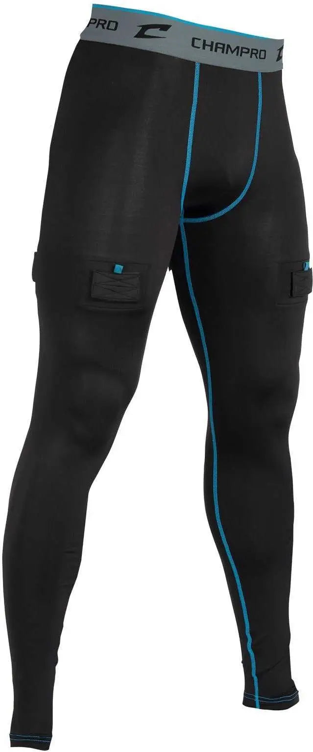 Champro Hcc2 Blade Compreshort Sleeveion Hockey Jock Tight - Black