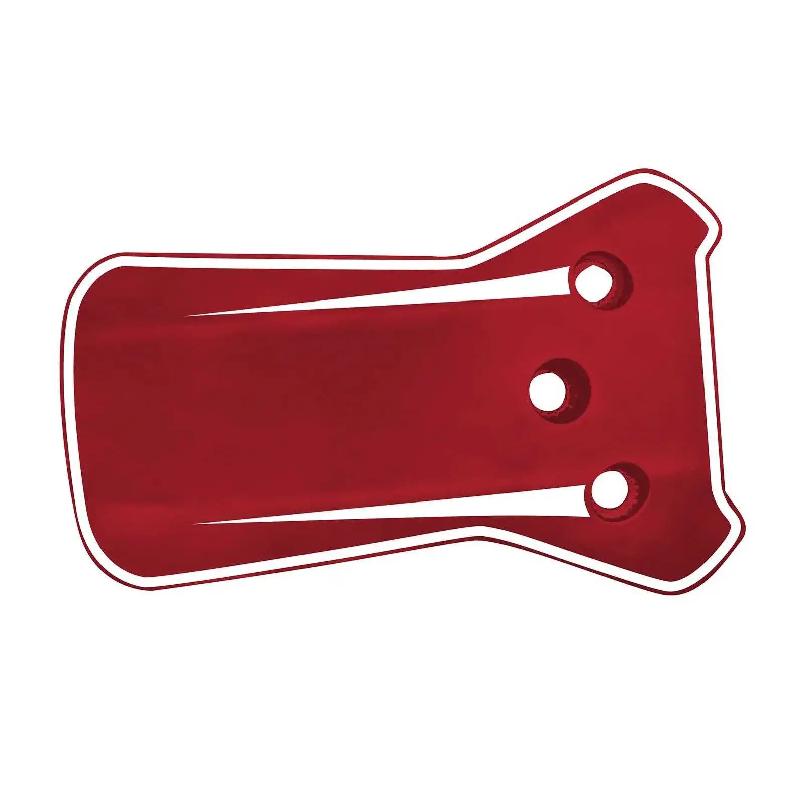 Champro Hx2g Hx Two-tone Jaw Guard - Scarlet White - Red