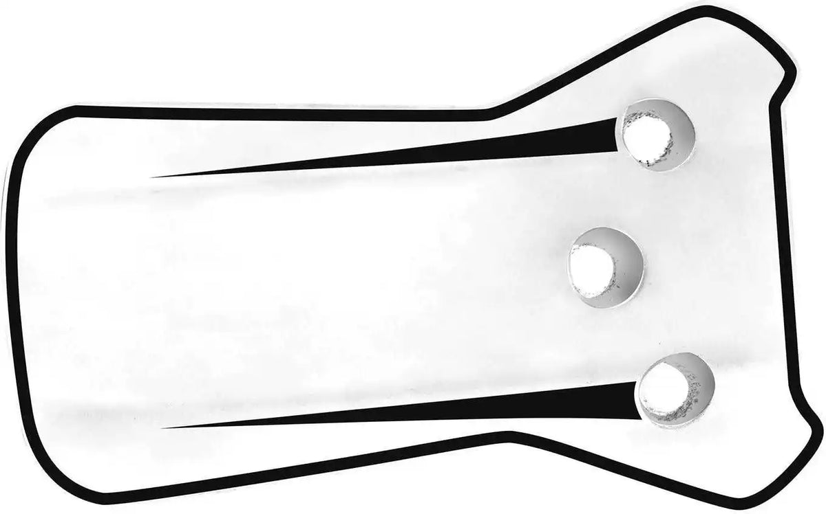 Champro Hx2g Hx Two-tone Jaw Guard - White Black
