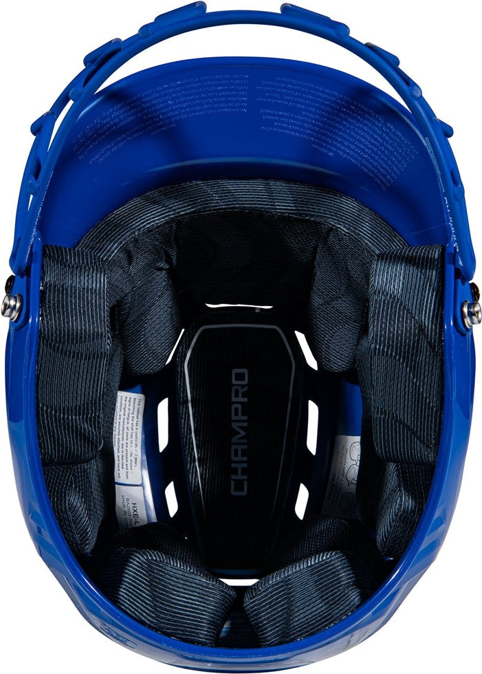 Champro Hxefps Hxe Fastpitch Uncoated Batting Helmet - Royal