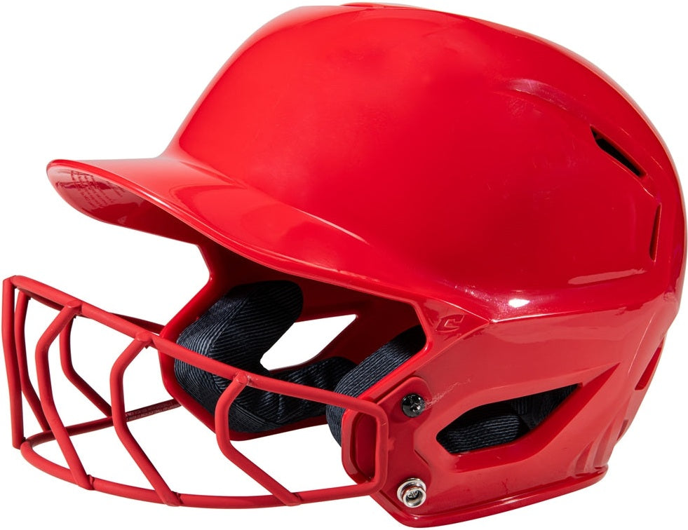 Champro Hxefps Hxe Fastpitch Uncoated Batting Helmet - Scarlet