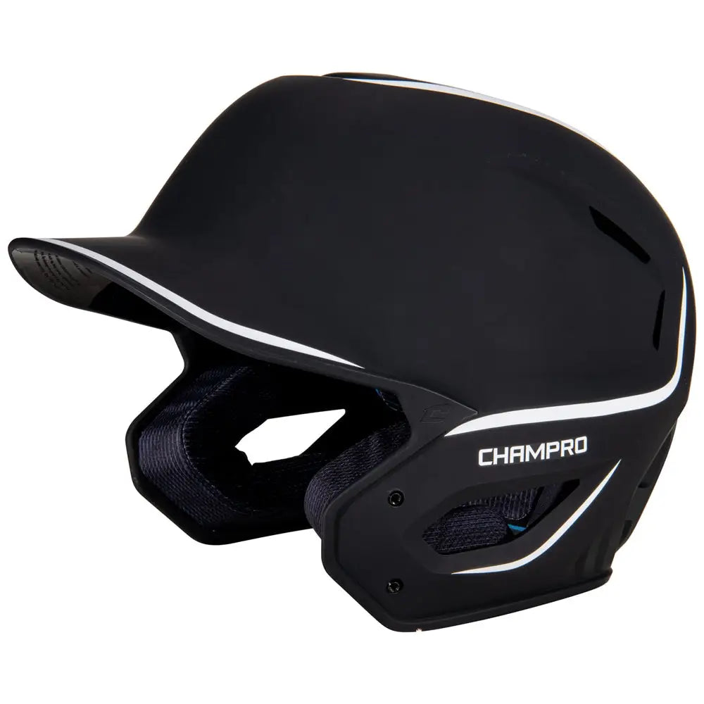 Champro Hxem2 Hxe Two-tone Matte Batting Helmet - Black
