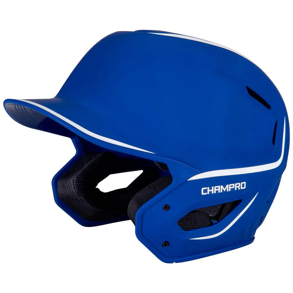 Champro Hxem2 Hxe Two-tone Matte Batting Helmet - Royal