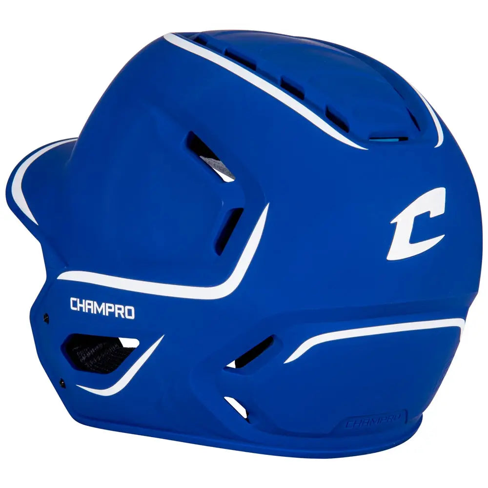 Champro Hxem2 Hxe Two-tone Matte Batting Helmet - Royal - m