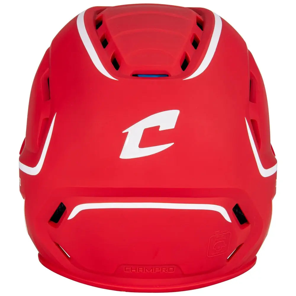 Champro Hxem2 Hxe Two-tone Matte Batting Helmet - Scarlet