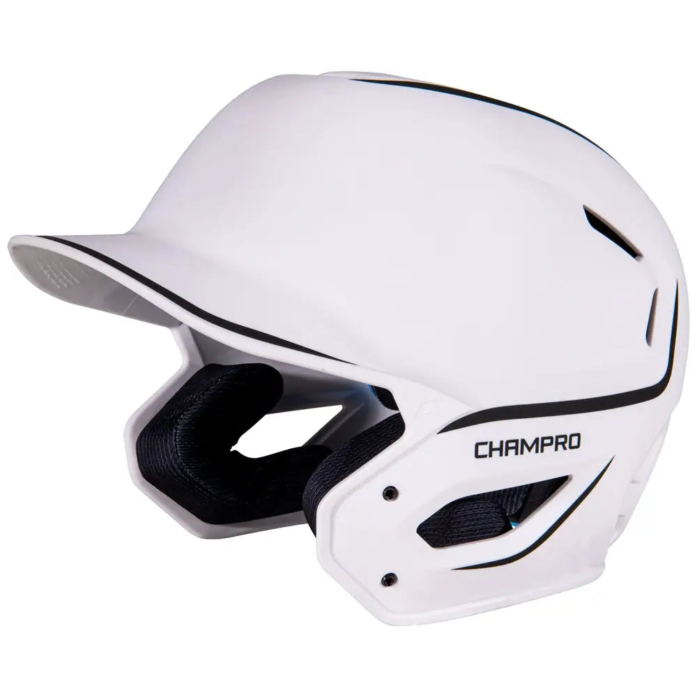 Champro Hxem2 Hxe Two-tone Matte Batting Helmet - White - m