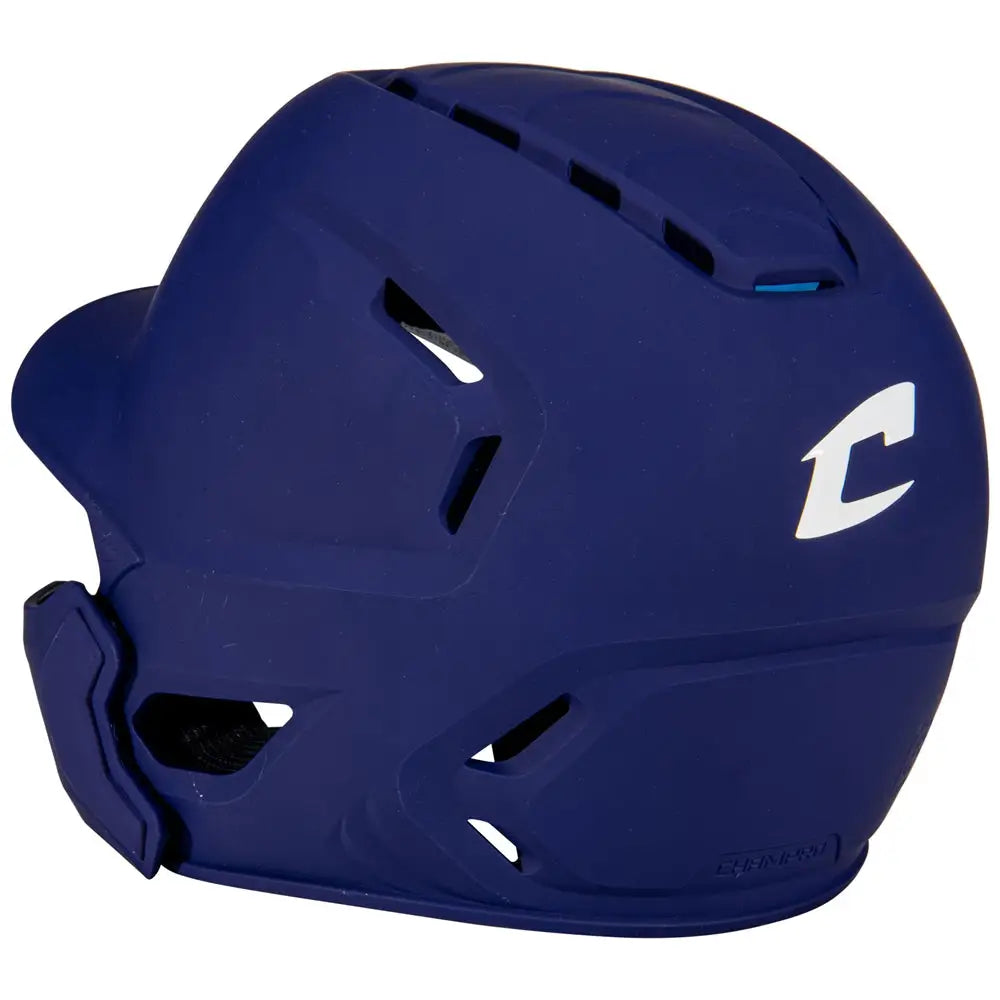 Champro Hxemjg Hxe Matte Batting Helmet W/jaw Guard - Purple