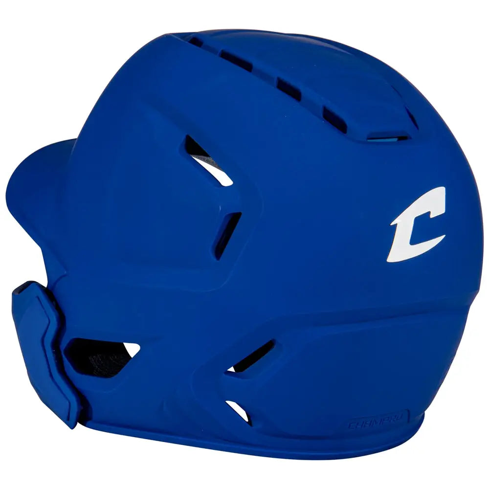 Champro Hxemjg Hxe Matte Batting Helmet W/jaw Guard - Royal
