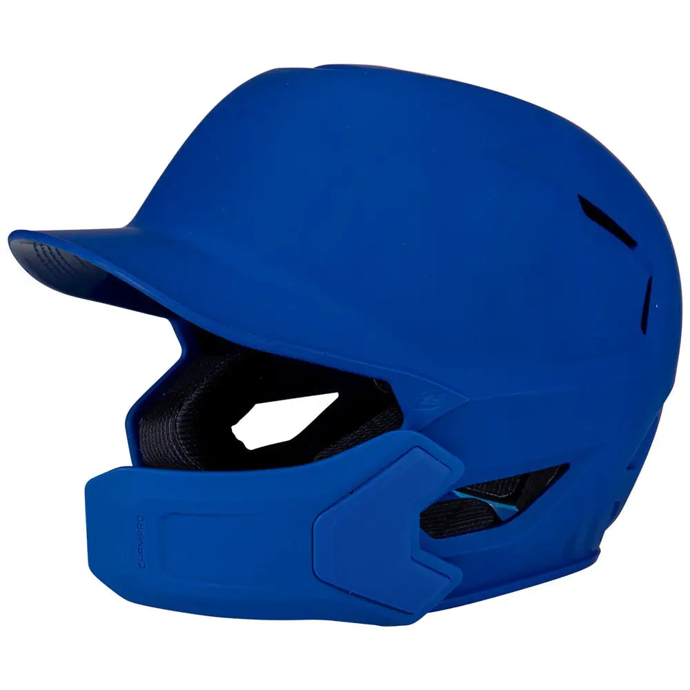 Champro Hxemjg Hxe Matte Batting Helmet W/jaw Guard - Royal - m