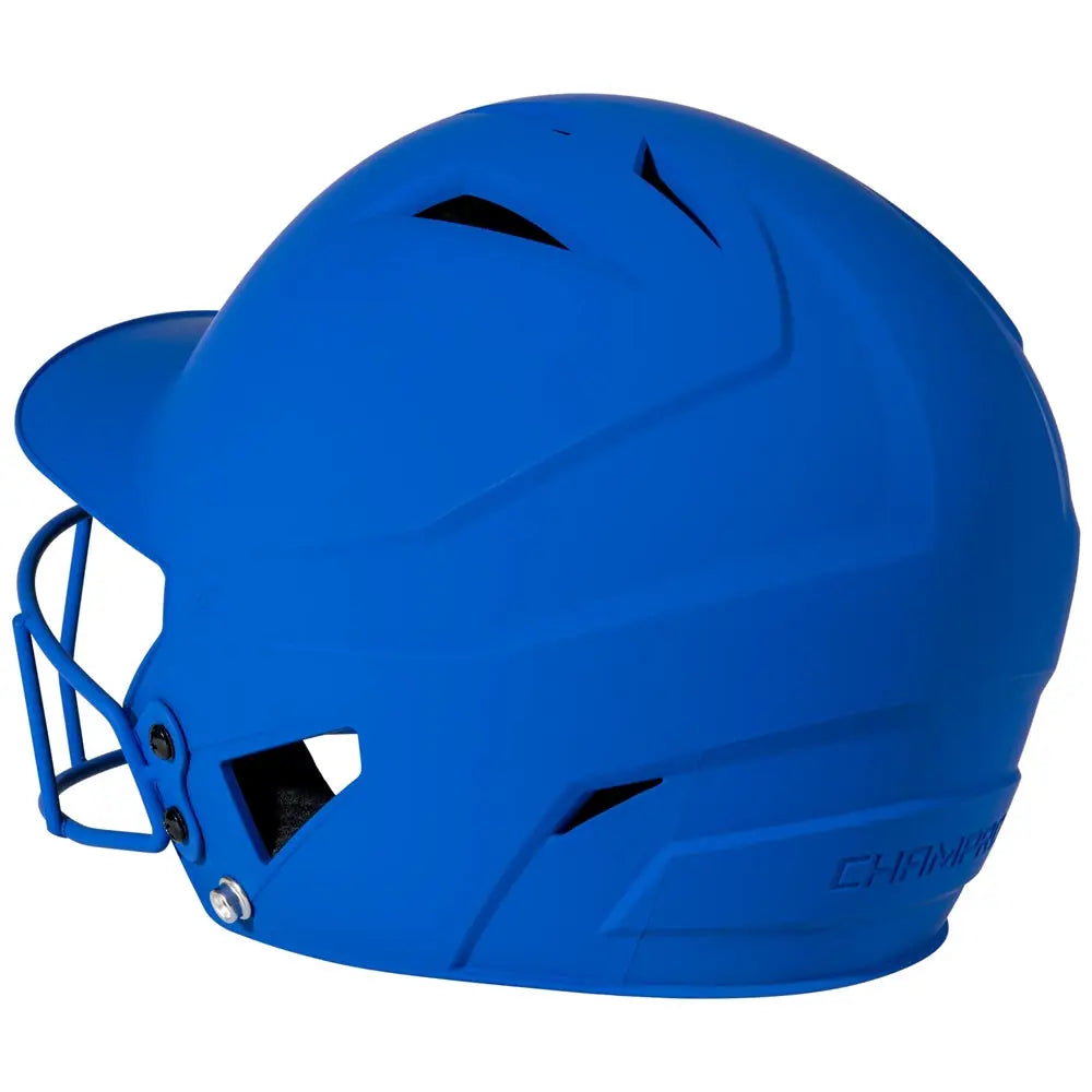 Champro Hxfpm Hx Rise Batting Helmet W/facemask - Royal