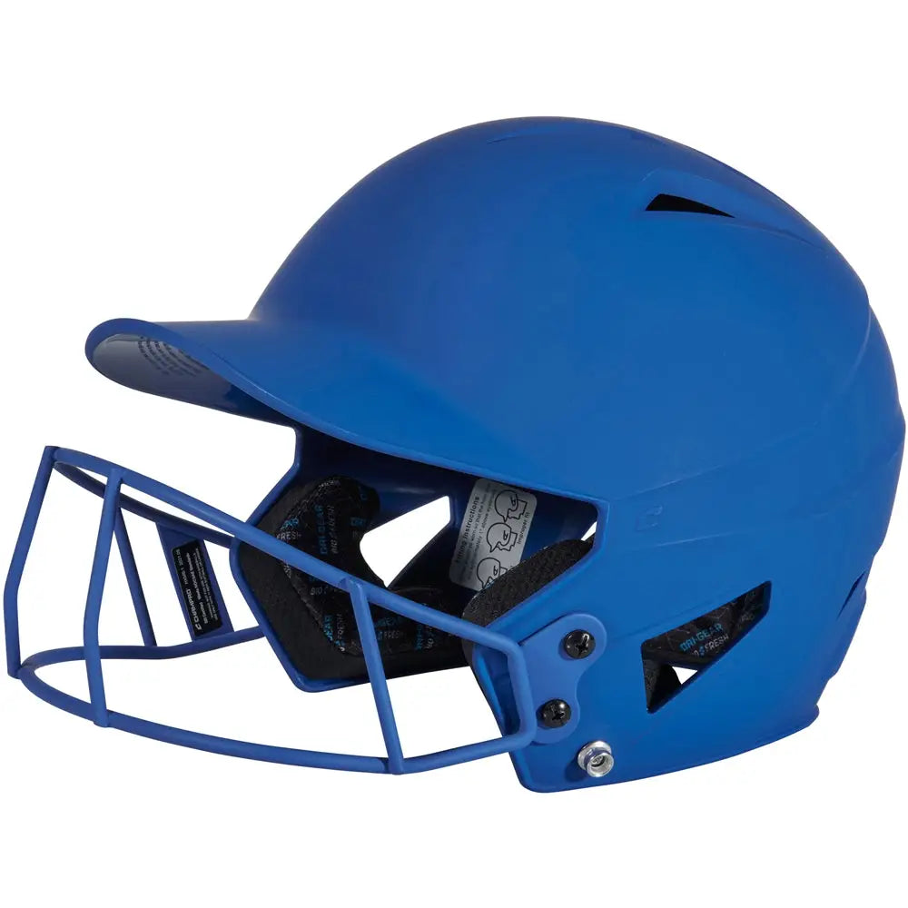 Champro Hxfpm Hx Rise Batting Helmet W/facemask - Royal