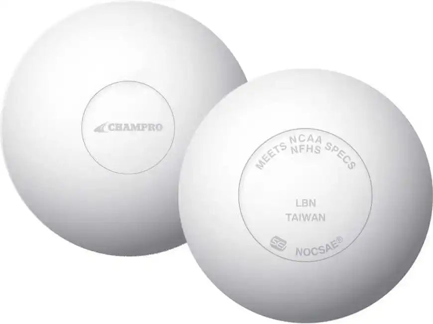 Champro Lbn Nocsae Lacrosse Balls 12 Pk - White