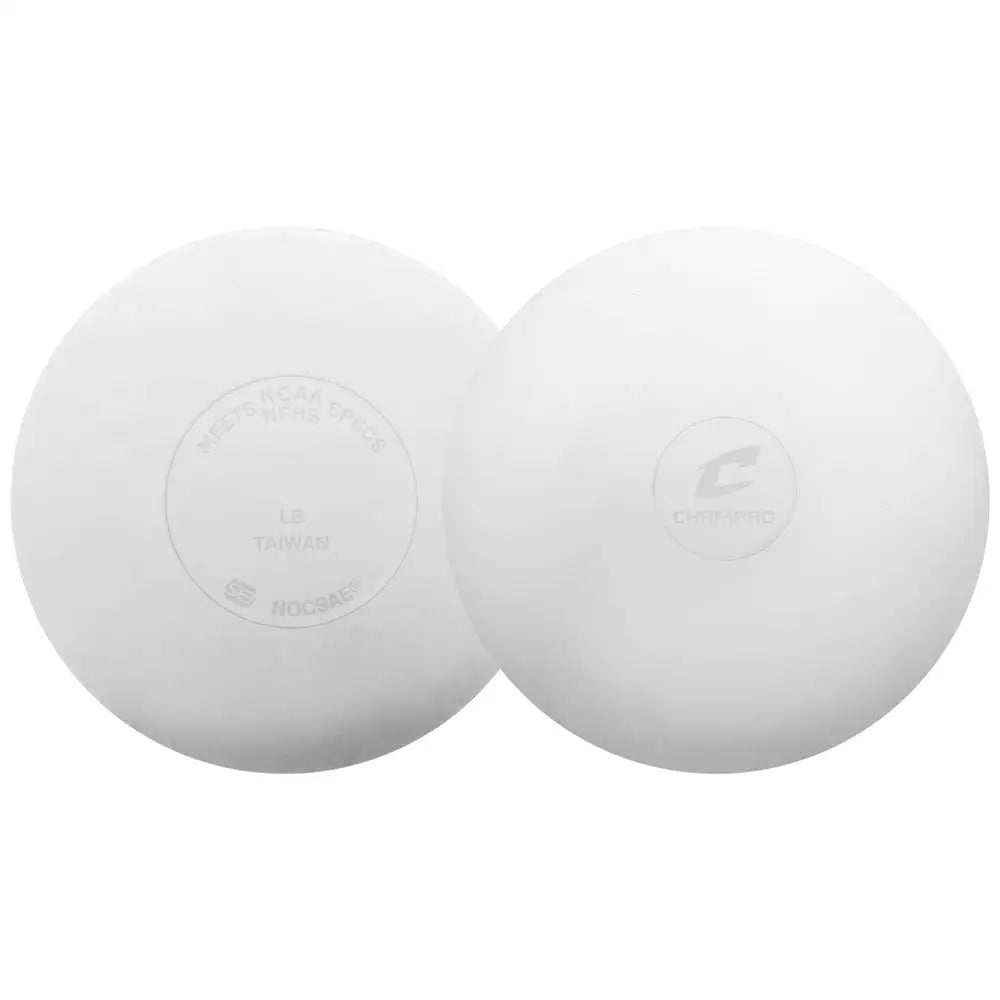 Champro Lbn Nocsae Lacrosse Balls - White