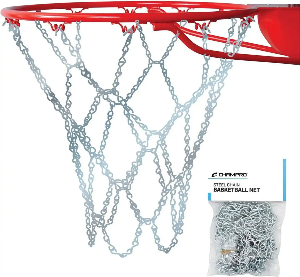 Champro Ng01 Basketball Net Steel Chain White