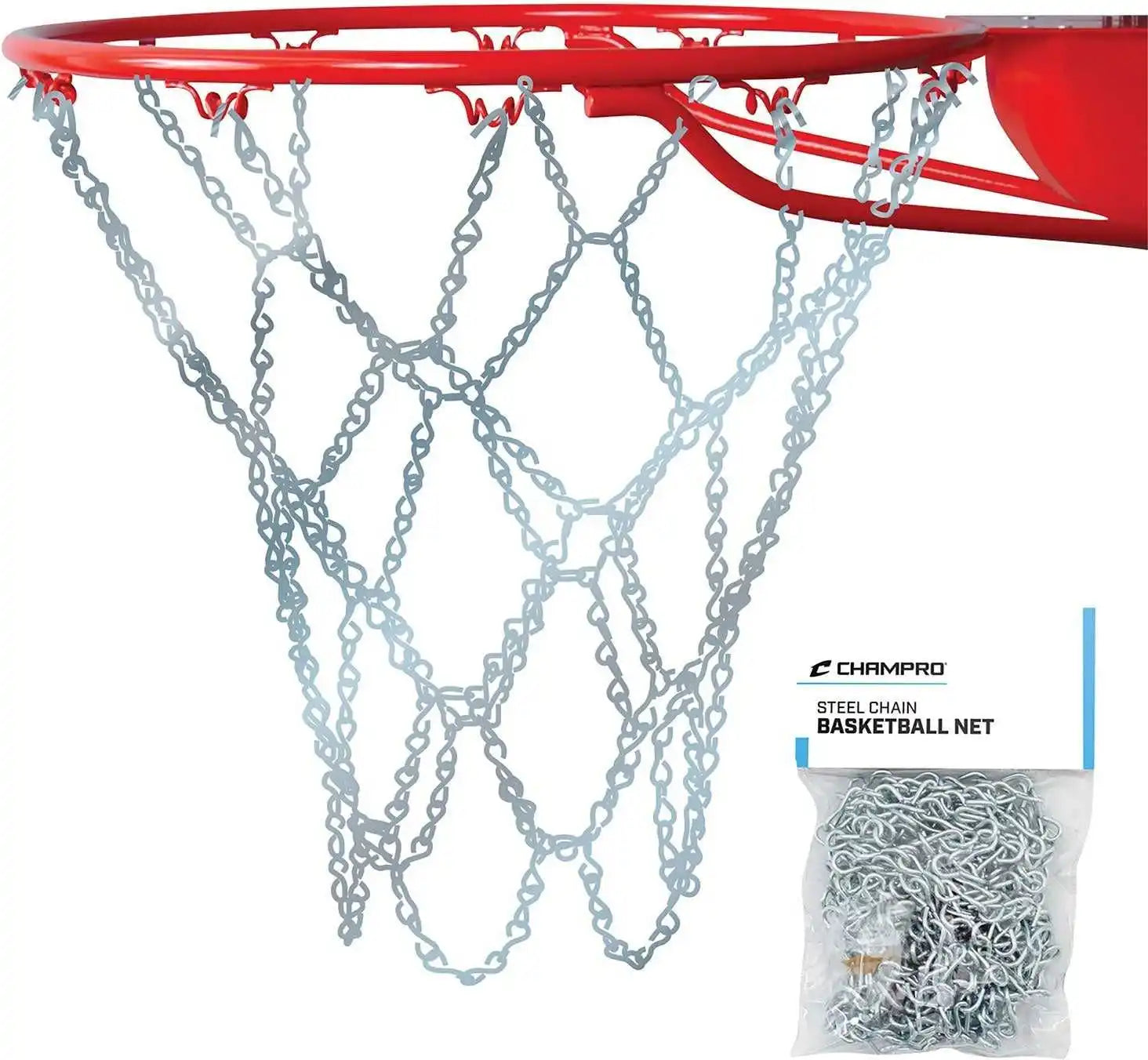 Champro Ng01 Basketball Net Steel Chain - White