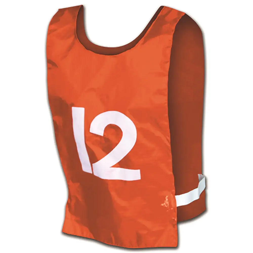 Champro P421 Nylon Pinnies with Number - Orange
