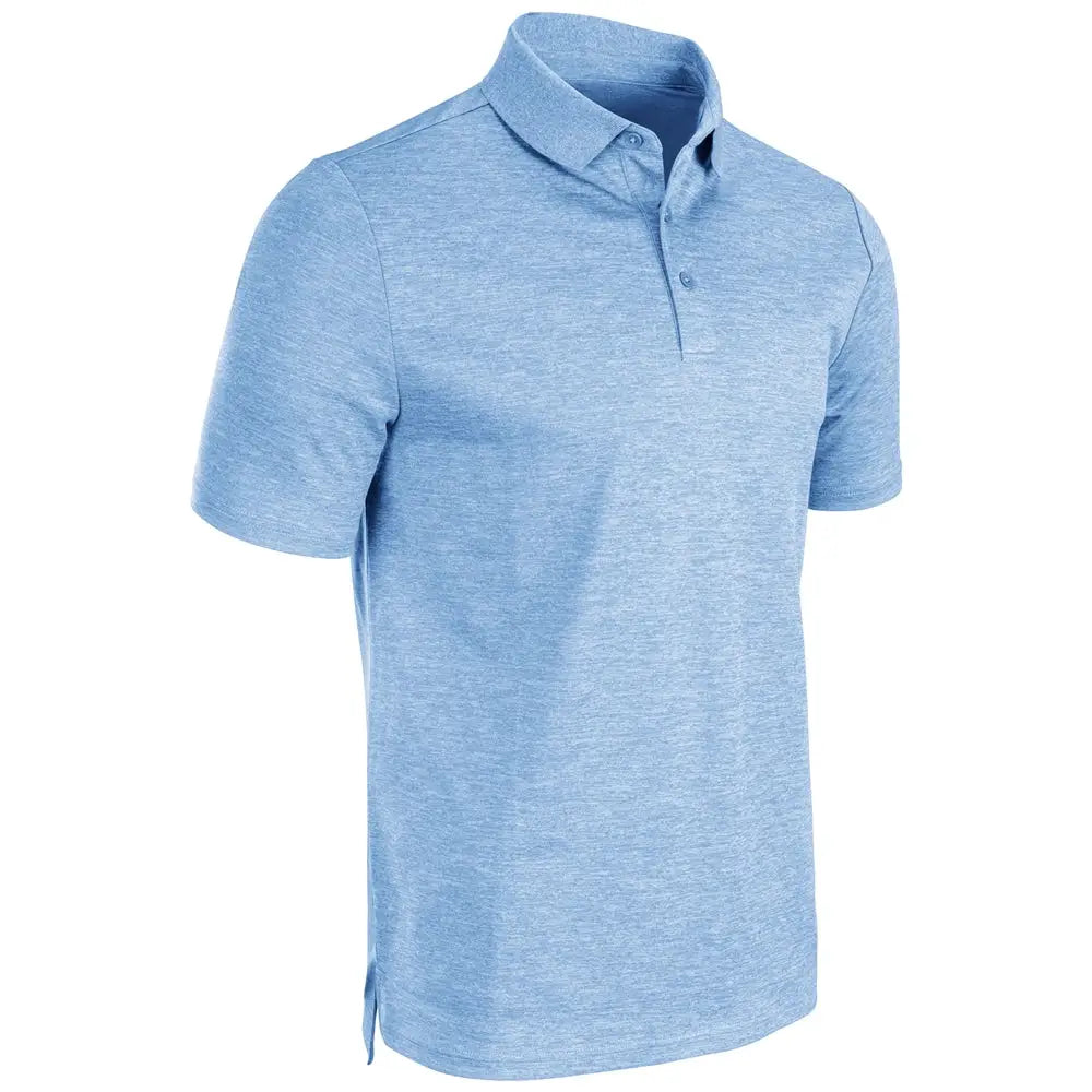 Champro Pl4 Varsity Short Sleeve Polo - Light Blue - Adult s