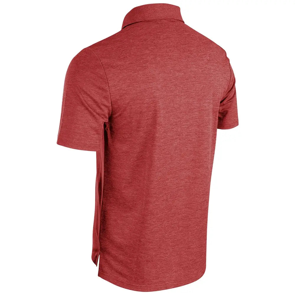 Champro Pl4 Varsity Short Sleeve Polo - Scarlet