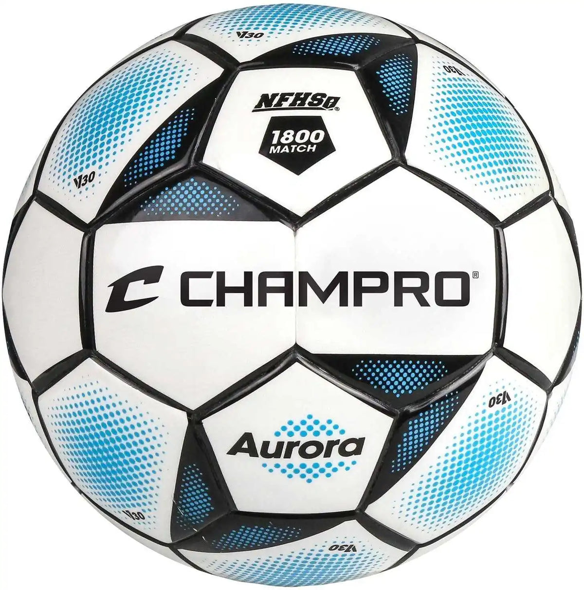 Champro Sb1800 Aurora Thermal Bonded Soccer Ball ?1800’’ - Black Optic Blue