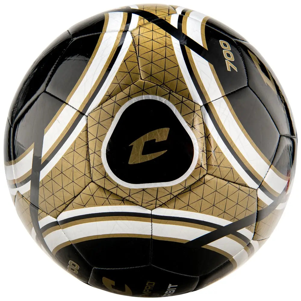 Champro Sb700 Orbit Soccer Ball - Black Vegas Gold