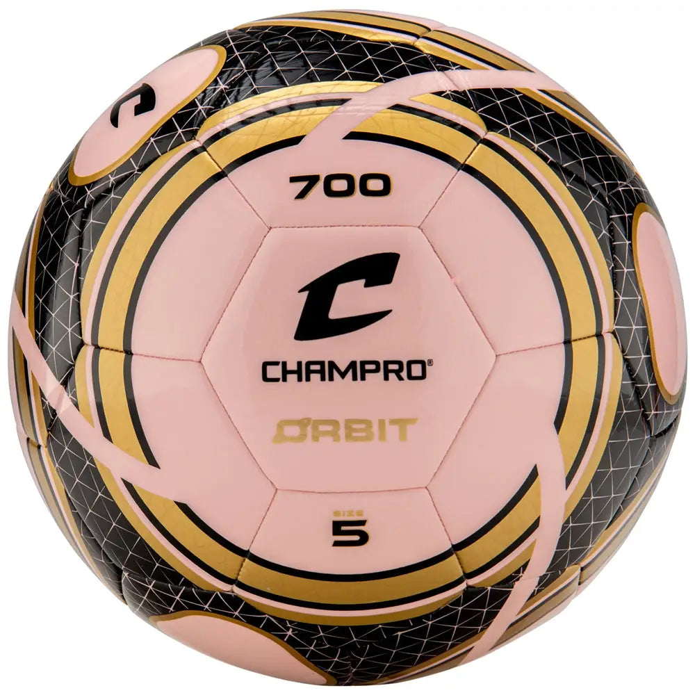 Champro Sb700 Orbit Soccer Ball - Light Pink Vegas Gold Black - 3