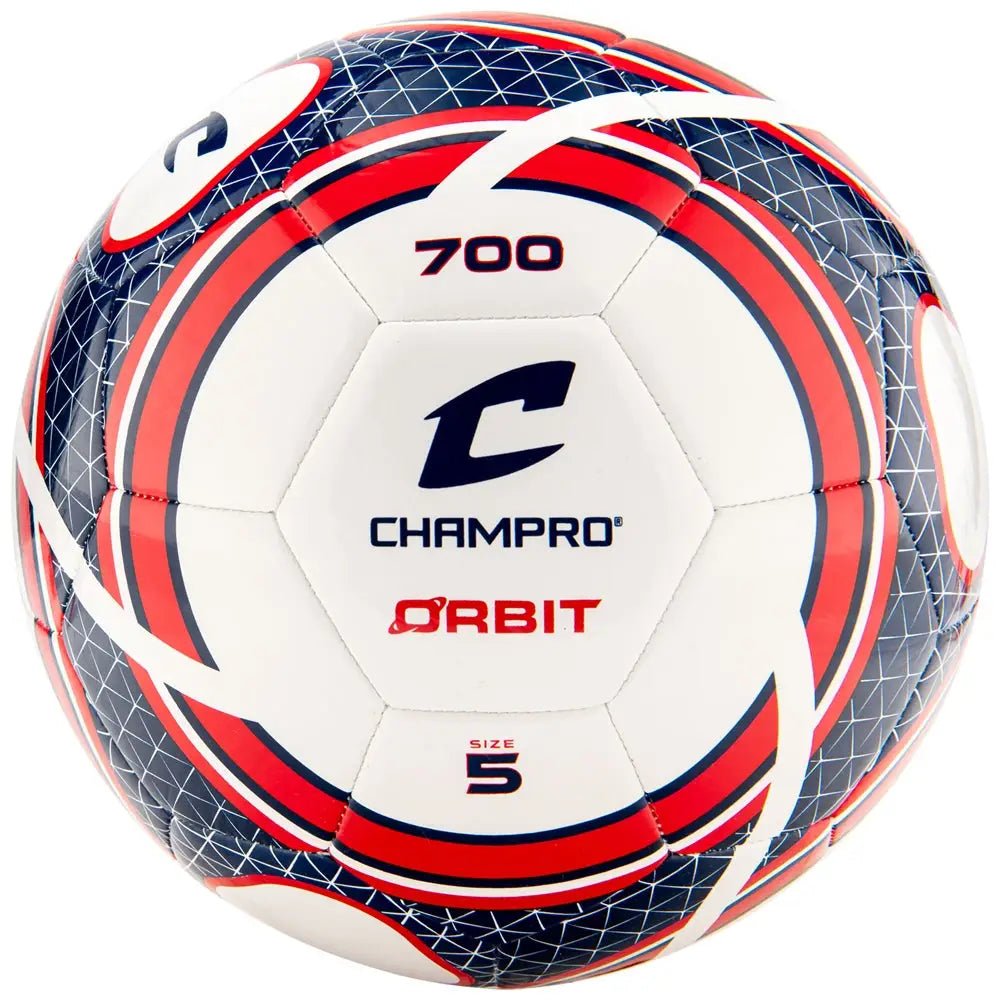 Champro Sb700 Orbit Soccer Ball - Scarlet White Royal - 3