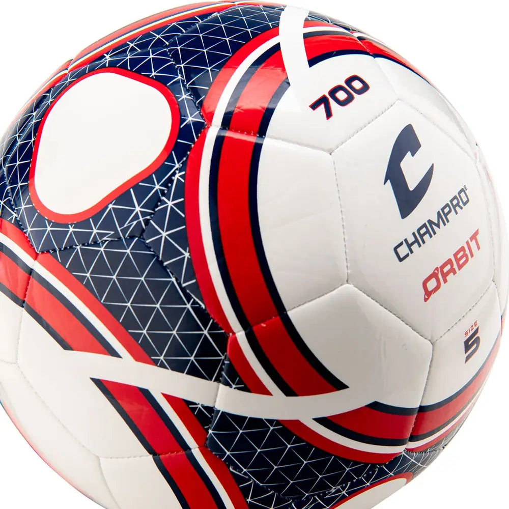 Champro Sb700 Orbit Soccer Ball - Scarlet White Royal