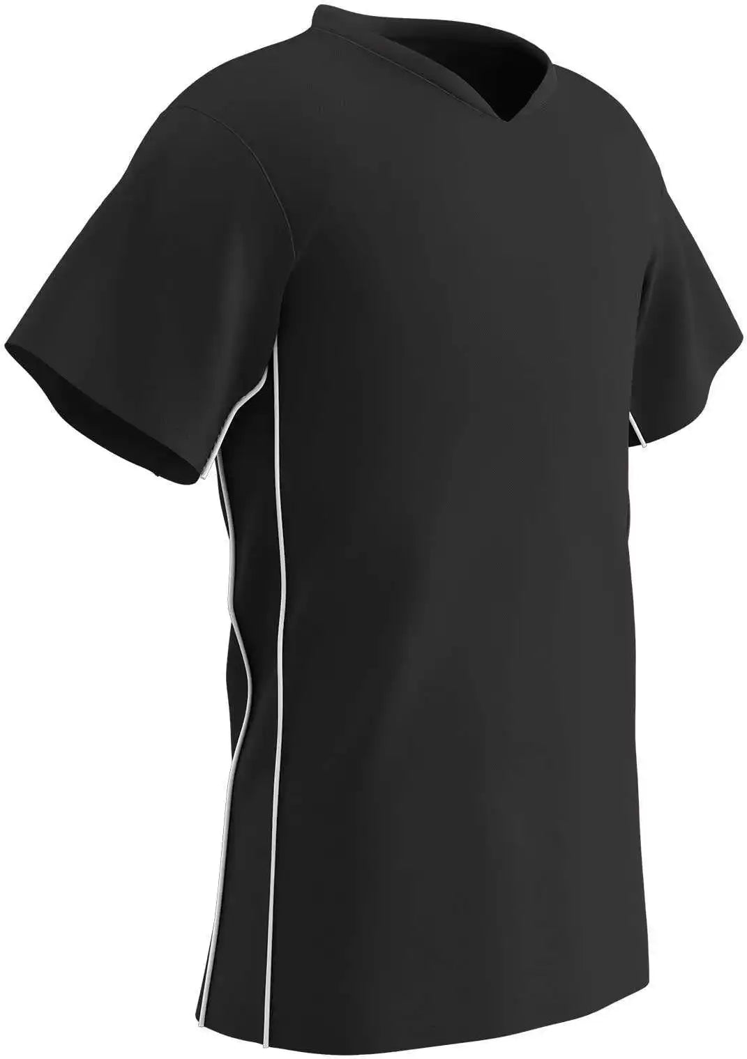 Champro Sj10 Header Soccer Jersey - Black White