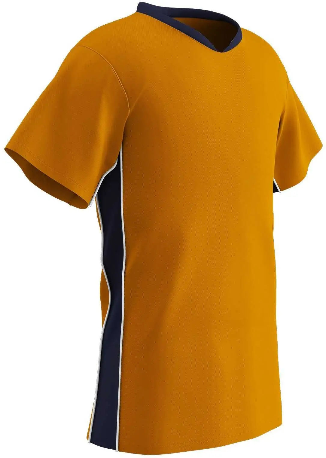 Champro Sj10 Header Soccer Jersey - Neon Orange Navy White