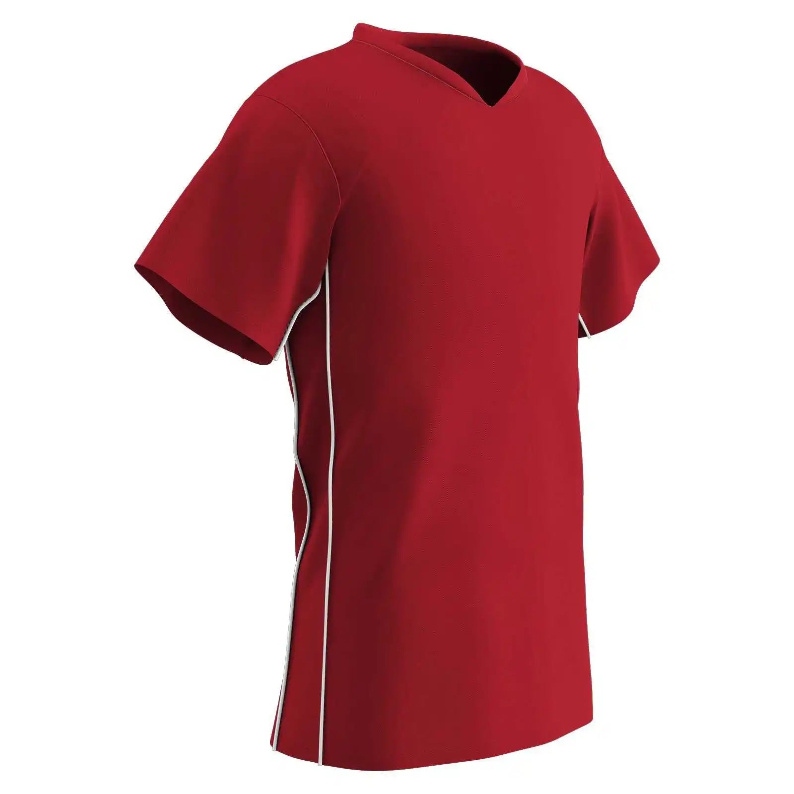 Champro Sj10 Header Soccer Jersey - Scarlet White