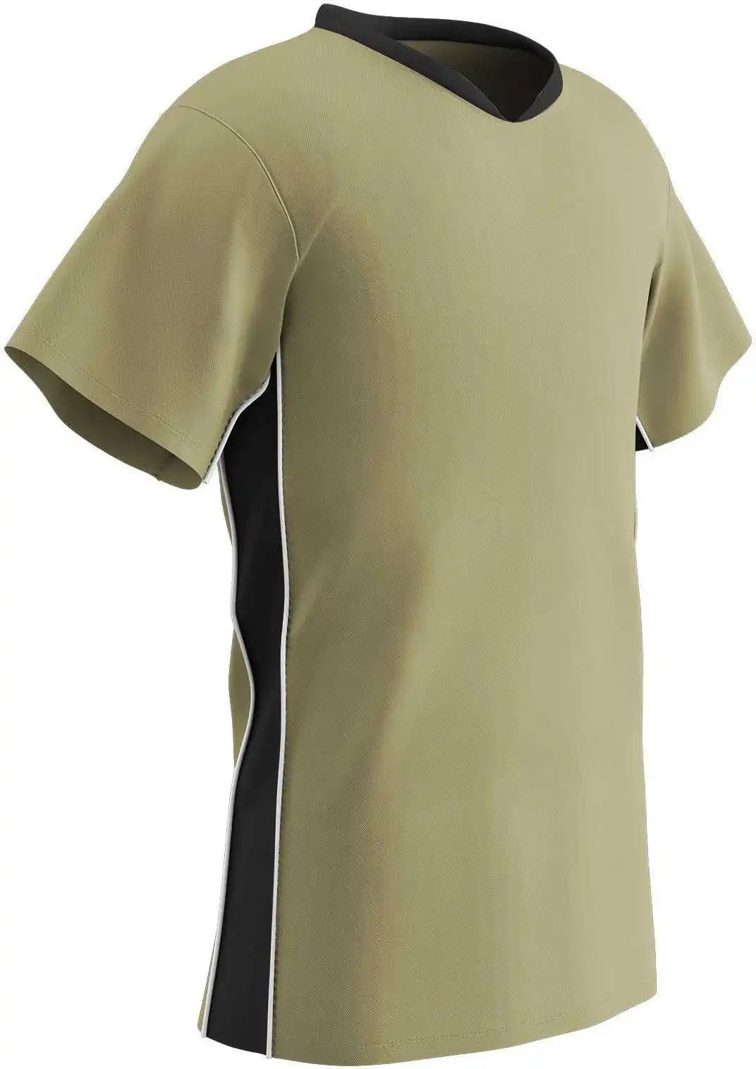 Champro Sj10 Header Soccer Jersey - Vegas Gold Black White