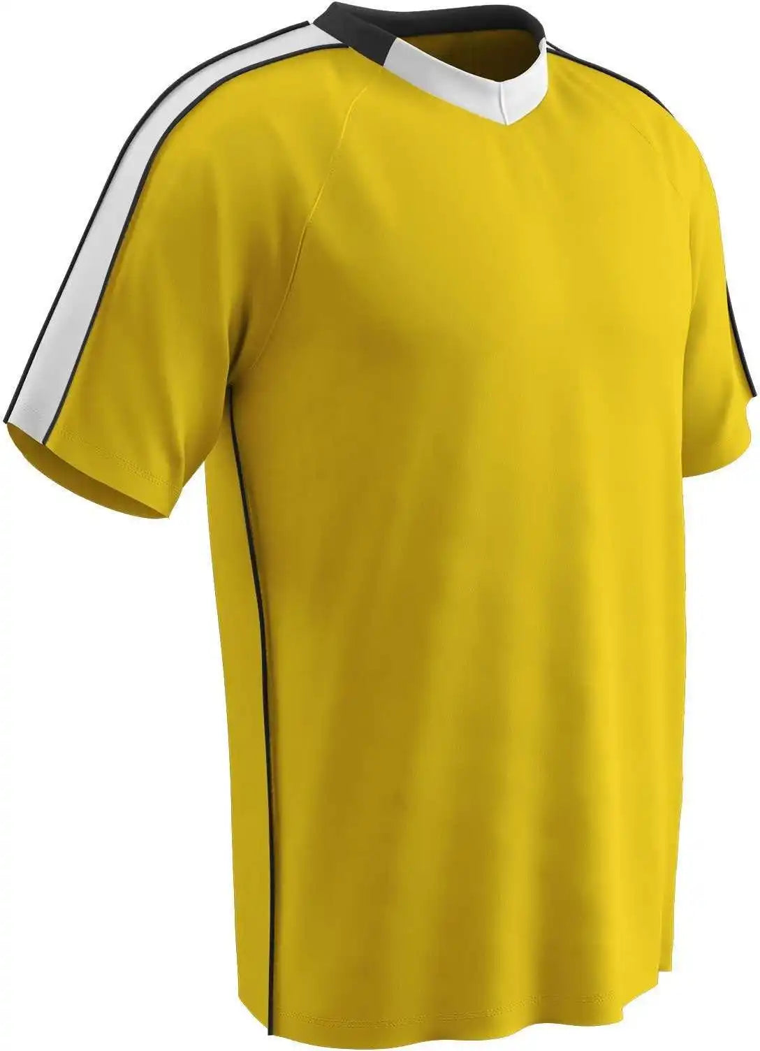 Champro Sj20 Mark Soccer Jersey - Gold White Black