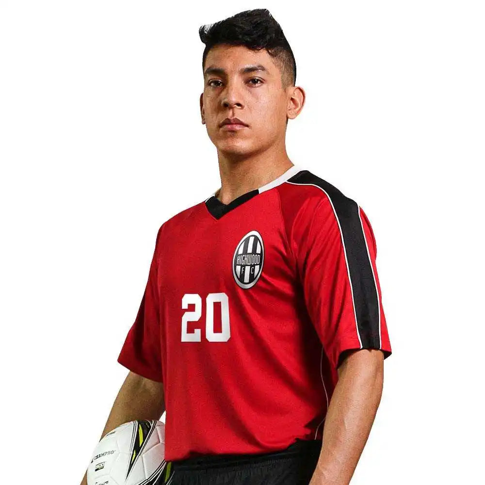 Champro Sj20 Mark Soccer Jersey - Vegas Gold Black White