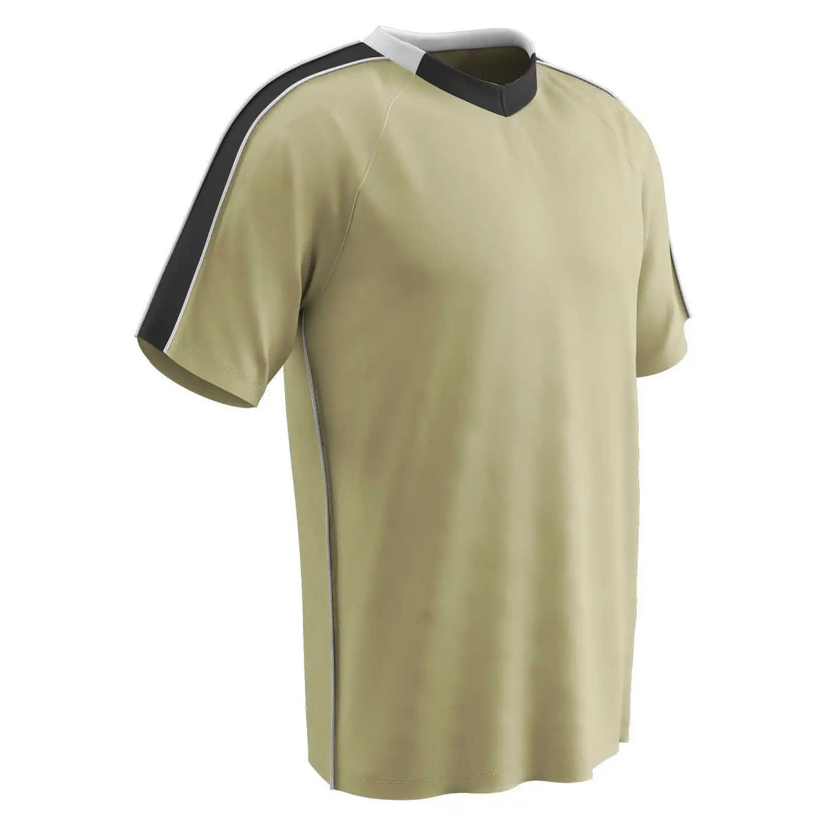 Champro Sj20 Mark Soccer Jersey - Vegas Gold Black White