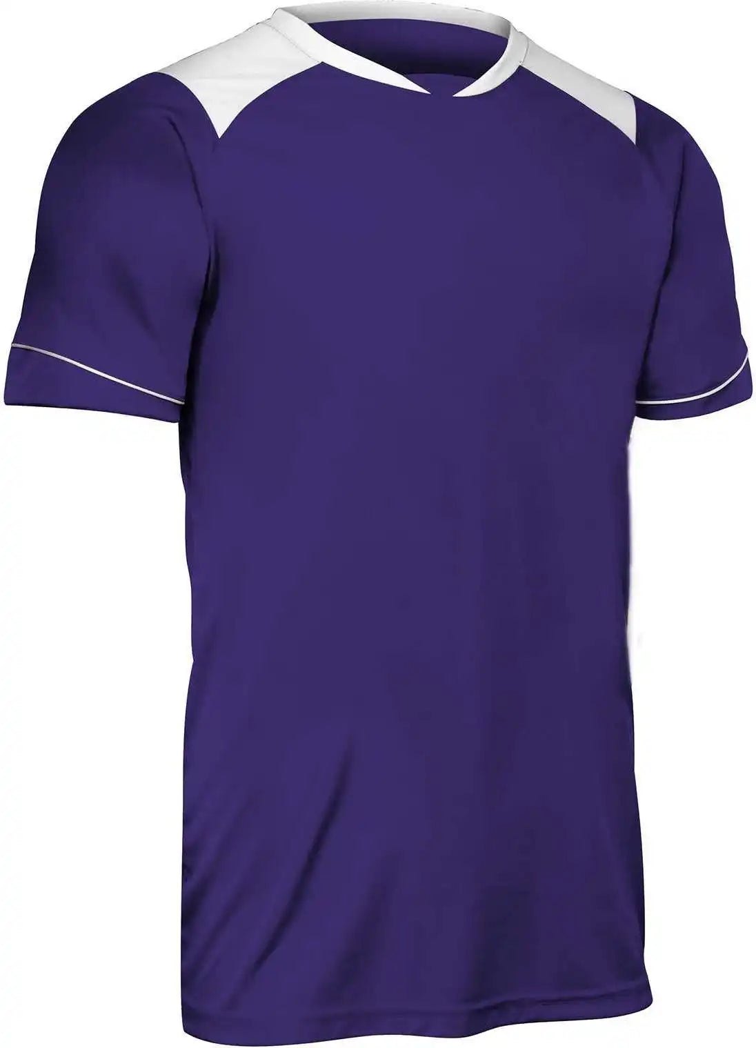 Champro Sj40 Attacker Youth Jersey - Purple White