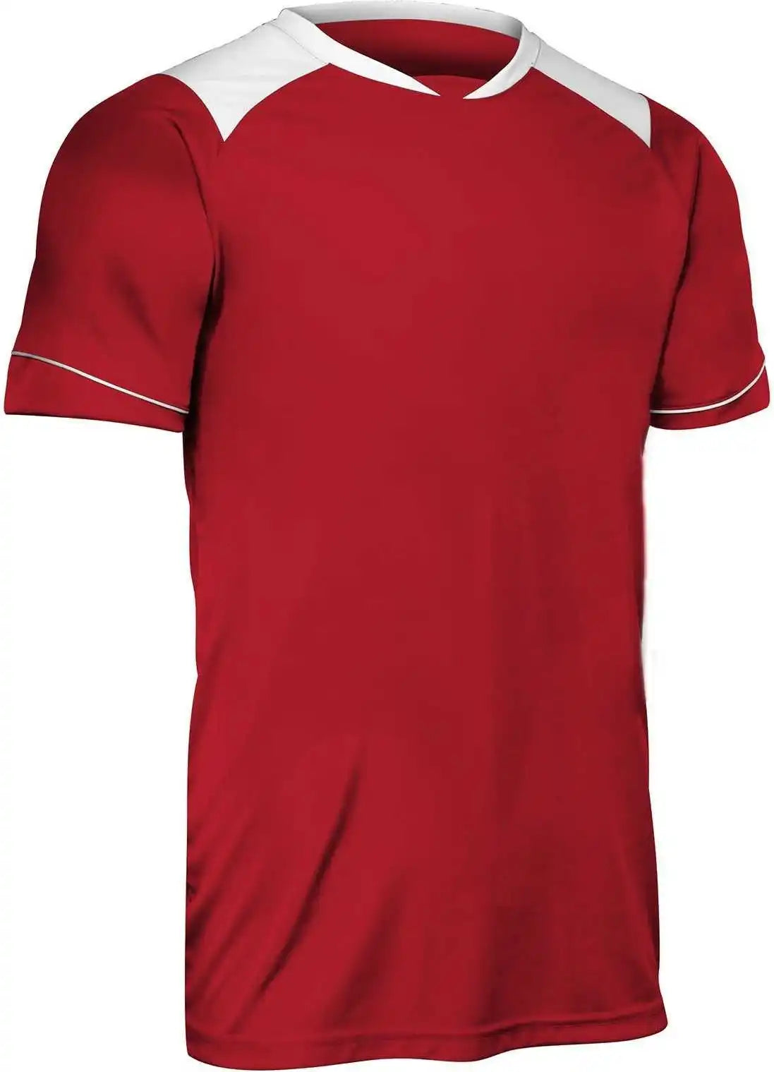 Champro Sj40 Attacker Youth Jersey - Scarlet White