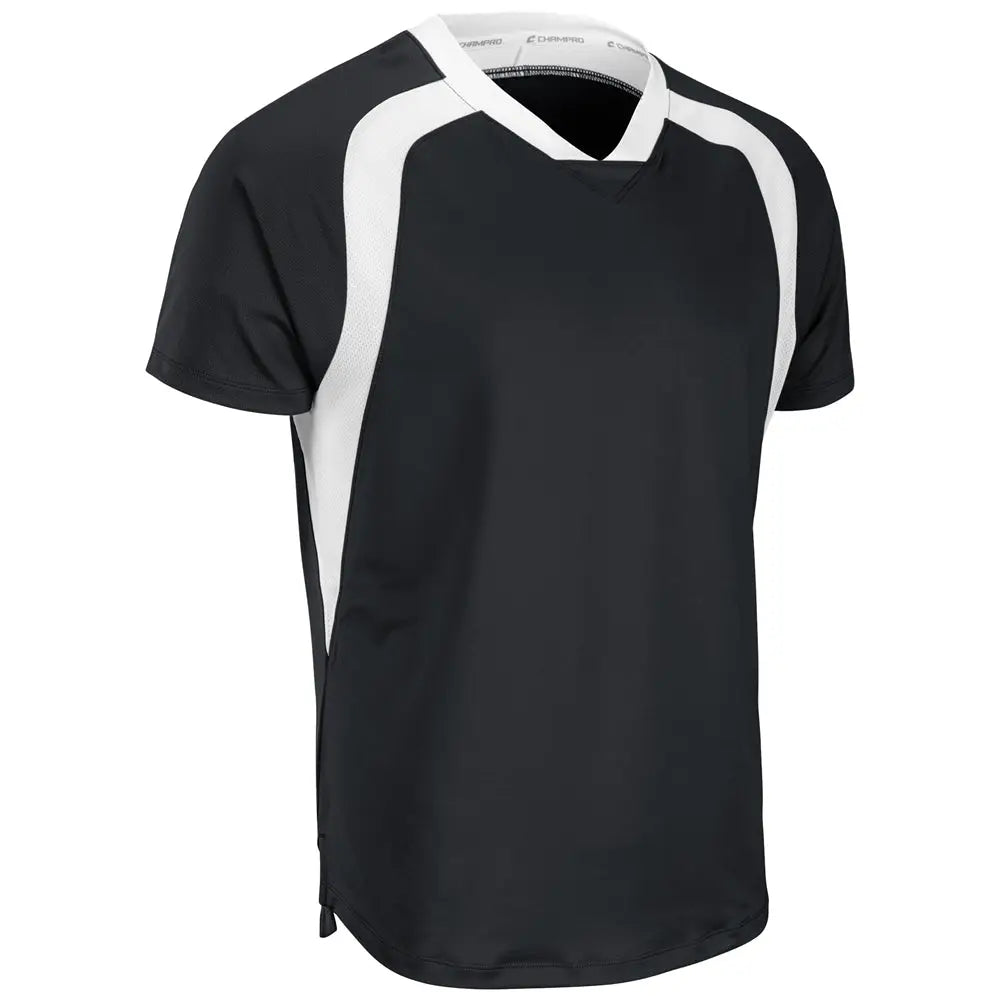 Champro Sj51 Hatrick Jersey - Black White