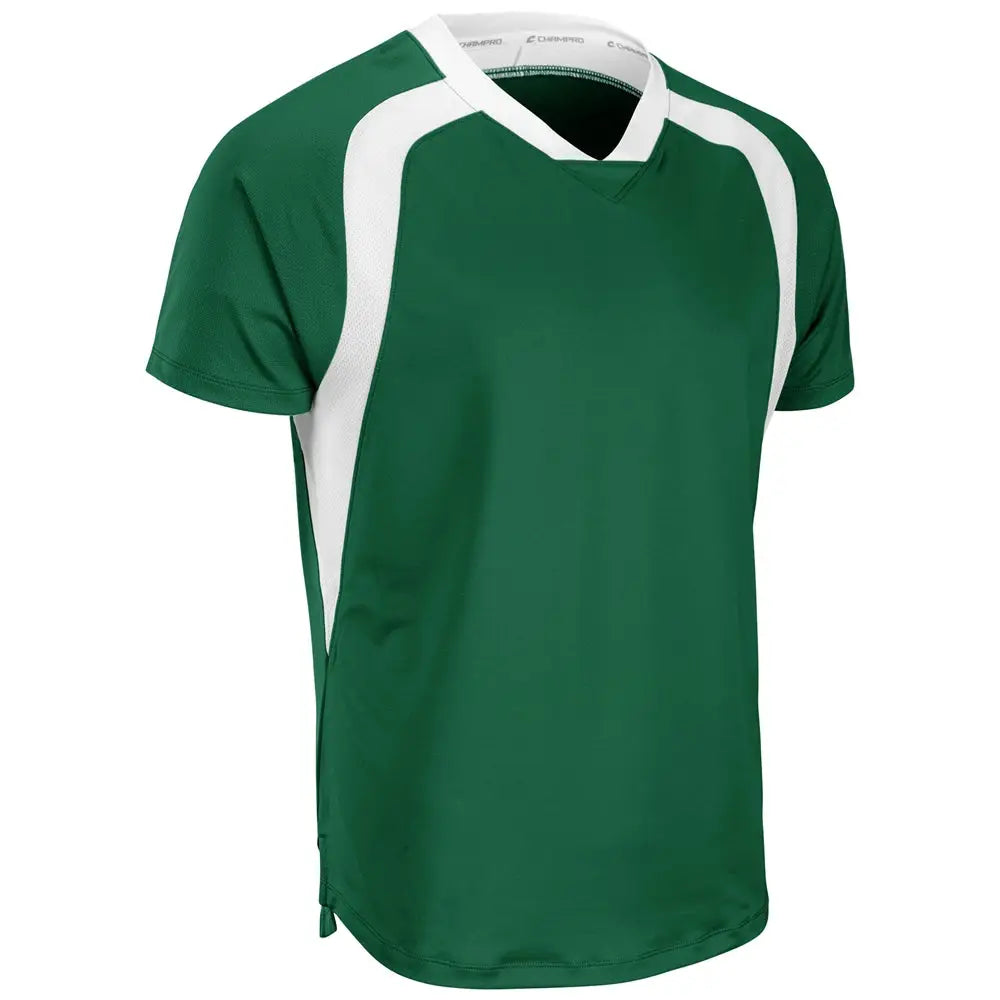 Champro Sj51 Hatrick Jersey - Forest Green White
