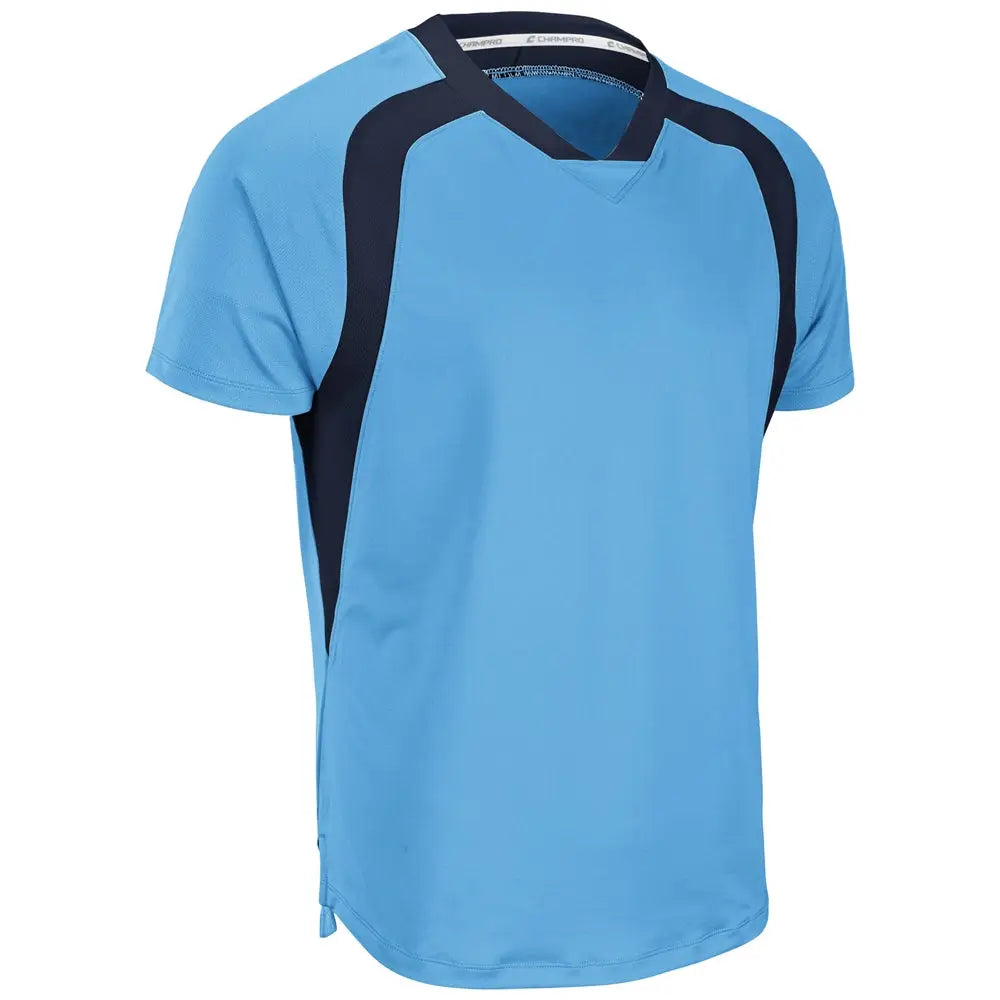 Champro Sj51 Hatrick Jersey - Light Blue Navy - Youth 2xs