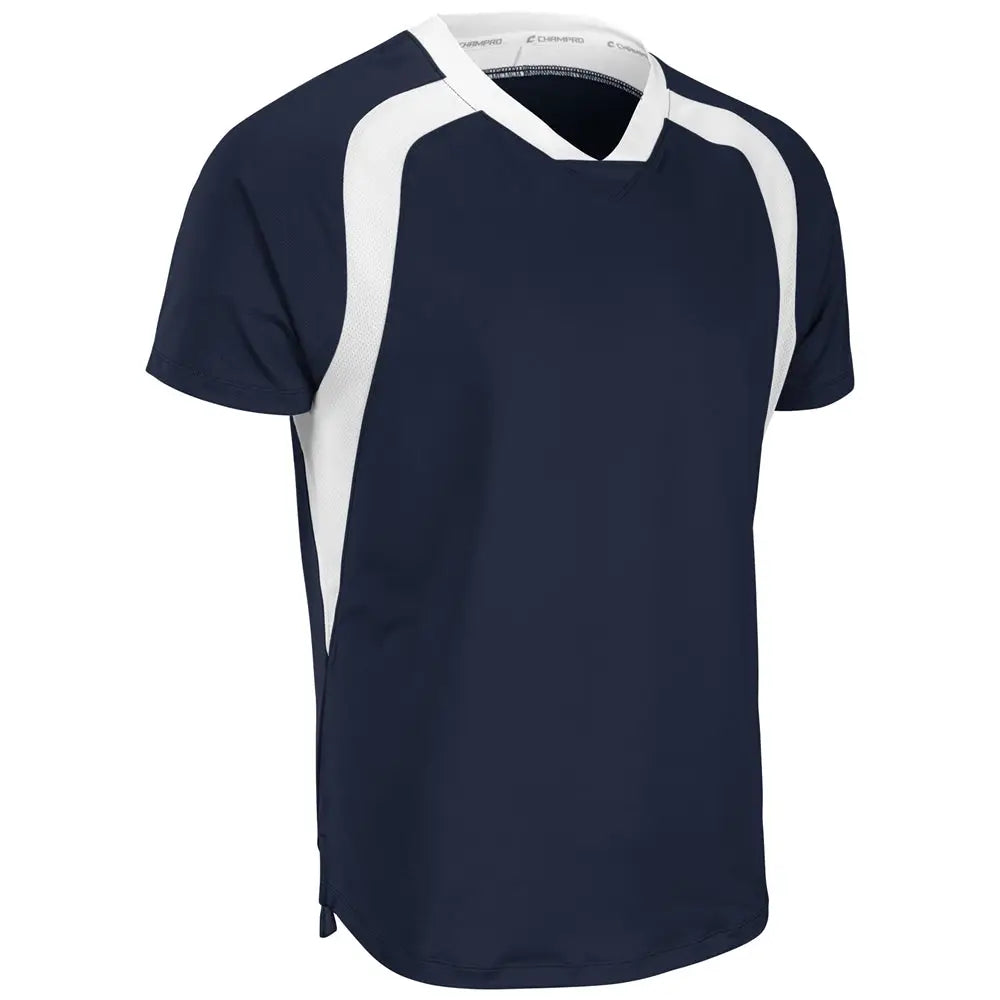 Champro Sj51 Hatrick Jersey - Navy White - Youth 2xs