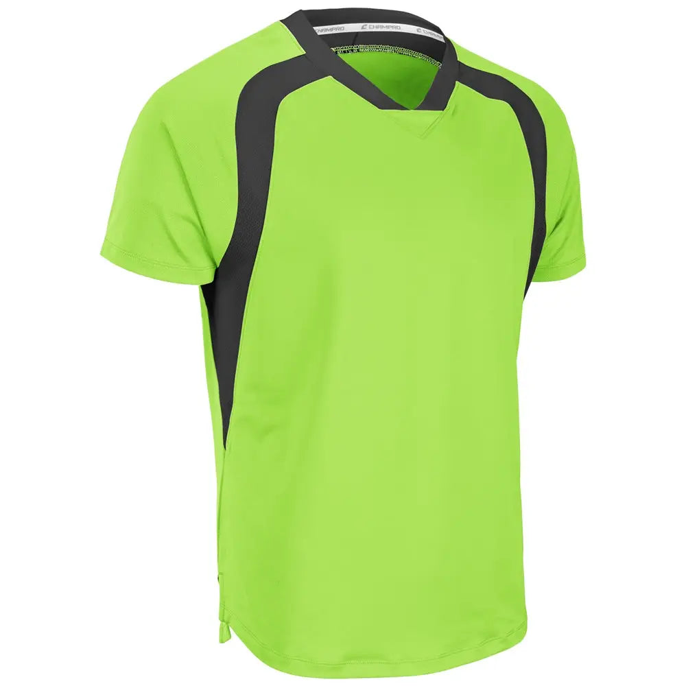Champro Sj51 Hatrick Jersey - Neon Green Navy